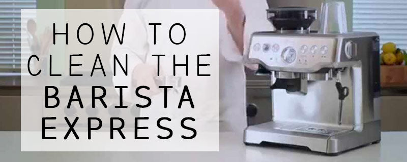 How to clean the barista express - Next to a Breville Coffee Machine