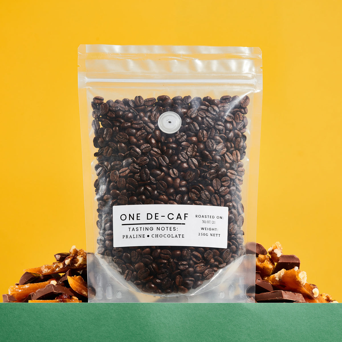 Decaf coffee with tasting notes praline and chocolate buy coffee online
